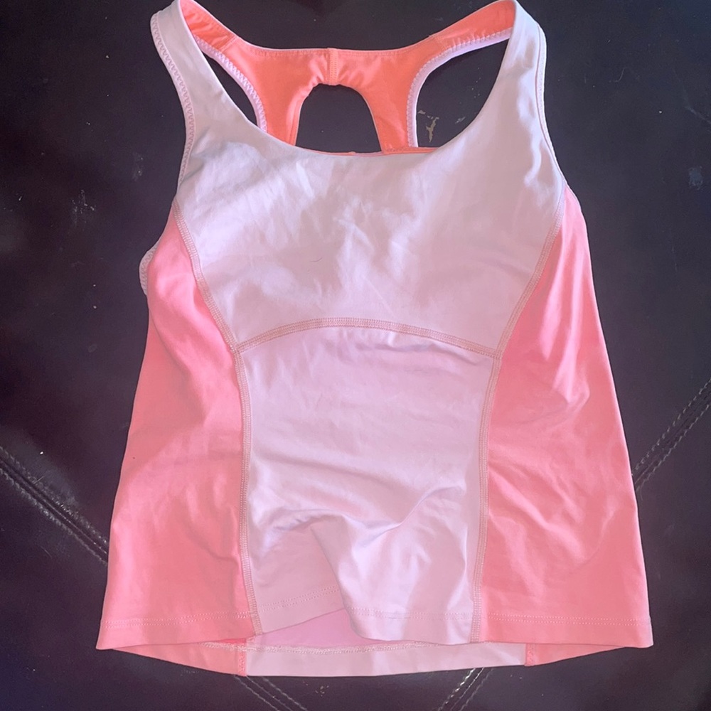 Lululemon tank top, size 2, pink.